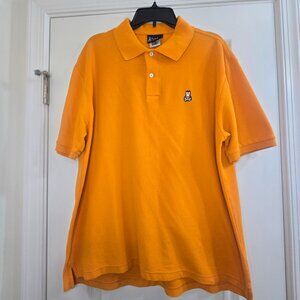 Psycho Bunny Mens Classic Pique Polo Shirt - Orange